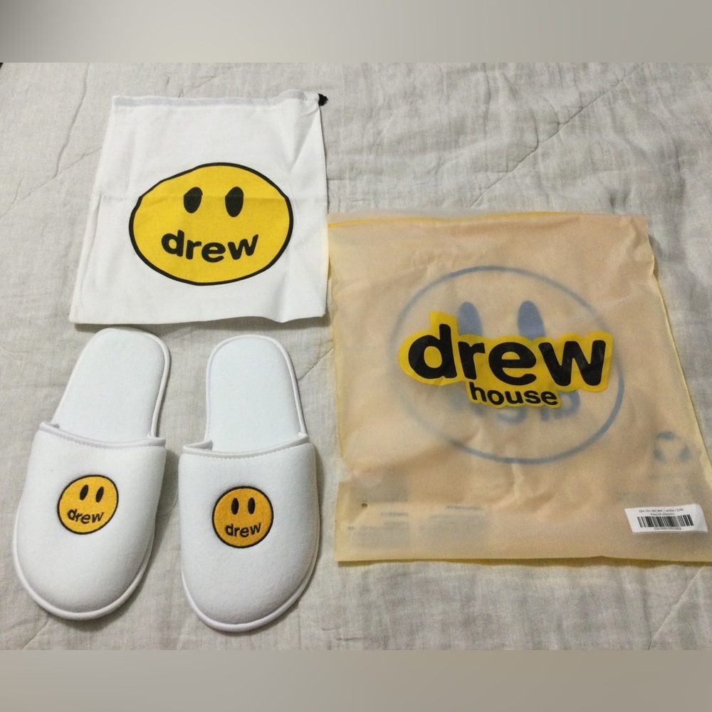 Drew House Men’s Slippers White Size S/M